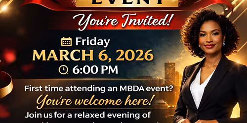 MBDA Regional Networking Event - First Friday