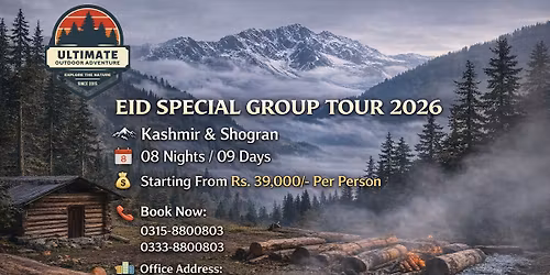 Kashmir & Shogran Grand Explorer (EID SPECIAL 2026)
