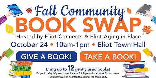 Eliot Connects Fall Community Book Swap