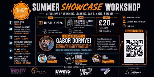 Summer Drum Showcase & Workshop - Hosted by Al's Drum School