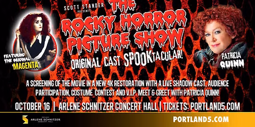 Rocky Horror Picture Show Spooktacular Tour with PATRICIA QUINN (The Original Magenta)