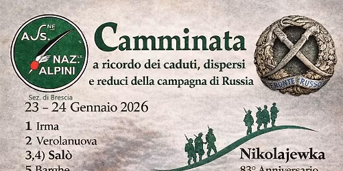 PELLEGRINAGGIO COMMEMORATIVO DELLA BATTAGLIA DI NIKOLAJEWKA