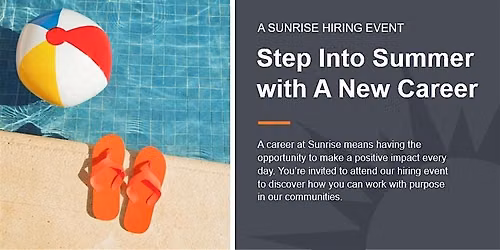 Sunrise of Buffalo Grove Hiring Event