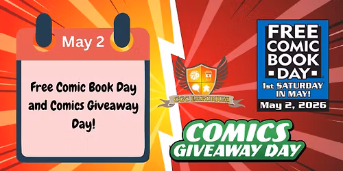 Free Comic Book Day and Comics Giveaway Day 2026