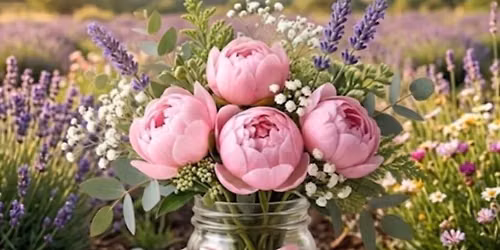 6\/20 Magical Pink Peony & Lace Workshop! 