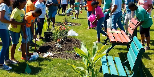 HARLEM  COMMUNITY  SPRING PARK  CLEAN-UP & ARTS DAY