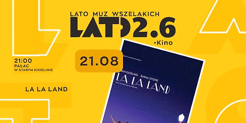 \ud83c\udfac KINO FAMILIJNE - "La la land" 21.08 \ud83c\udfac
