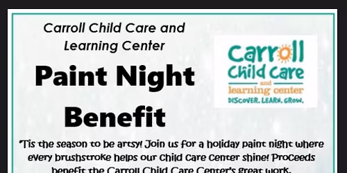 Carroll Child Care & Learning Center PAINT NIGHT