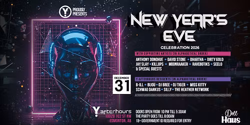 Y Afterhours Presents: *NEW YEARS EVE CELEBRATION 2026* + *AFTER-PARTY*