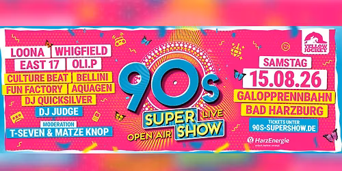 90s Supershow bei den Yellow Jockey Open Airs