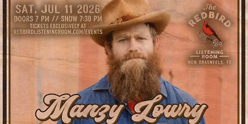 Manzy Lowry @ The Redbird - 7:30