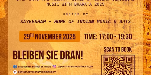 BhaRaTa 2025 ( An evening of Indian Music & Dance)