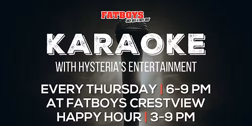 Karaoke w\/Hysteria's Entertainment