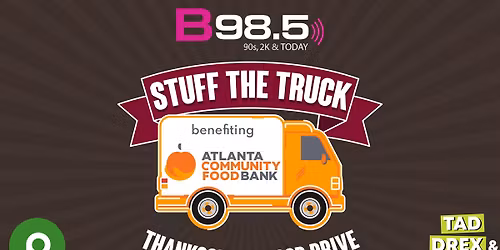 Tad, Drex & Kara Stuff the Truck Thanksgiving Food Drive