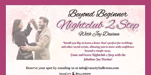 Beyond Beginner Nightclub 2 Step w\/Joy Davina