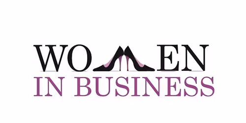 Woman in business luncheon