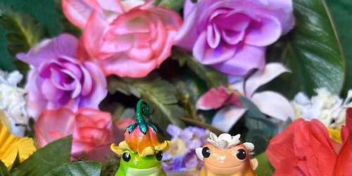 Paint Your Own Flower Frog