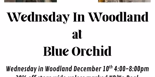 Wednesday in woodland