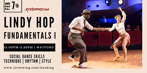 Lindy Hop Fundamentals I Workshop