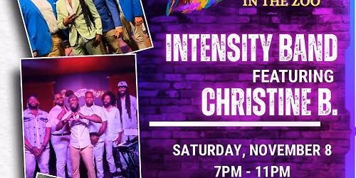 INTENSITY BAND FEATURING CHRISTINE B. LIVE AT JAZZOO IN THE ZOO!