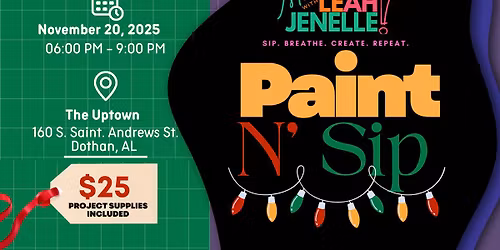 Holiday Kick-Off: Paint N' Sip