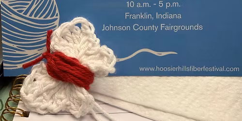 Hoosier Hills Fiber Fest Butterfly making
