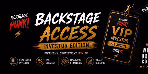 Backstage Access VIP | Investor Edition @ Wichita Brewing Company