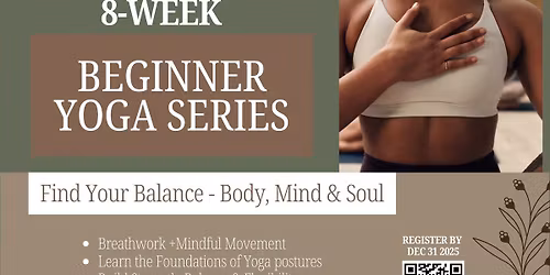 8 Week Beginner Yoga Series