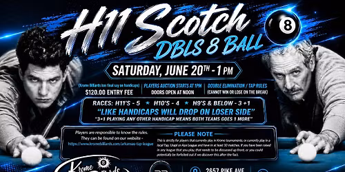 H11 Scotch Dbls 8 Ball