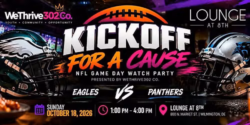 KICKOFF FOR A CAUSE: NFL GAME DAY WATCH PARTY