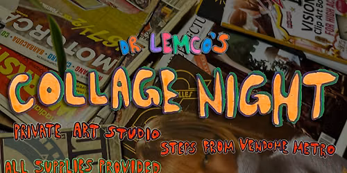 A Creative Date Night: Cut N' Paste Collage Night