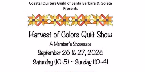 Harvest of Colors Quilt Show 10am-5pm