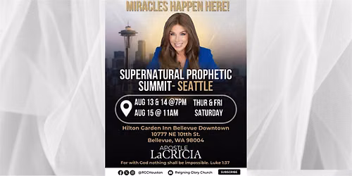 Supernatural Prophetic Summit-Seattle 2026