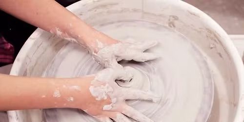 Youth Pottery on the Wheel
