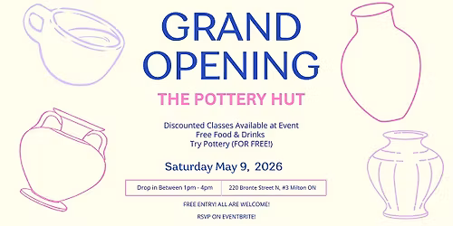 THE POTTERY HUT GRAND OPENING