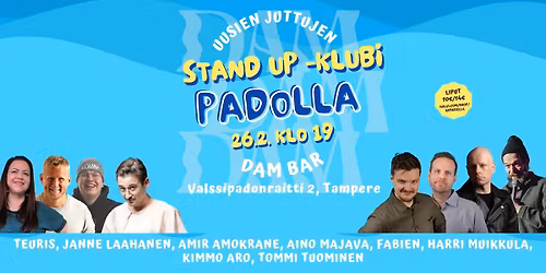 Padolla Stand Up -klubi 26.2.2026