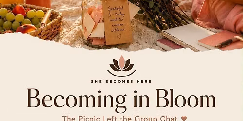 Becoming in Bloom: The Outdoor Wellness Picnic
