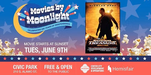 Movies by Moonlight at Hemisfair: National Treasure
