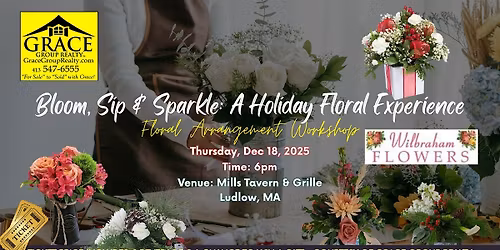 Blooms & Bubbles: A Holiday Floral Workshop