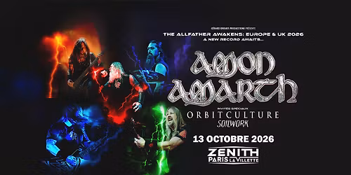 AMON AMARTH | PARIS | Z\u00e9nith de Paris - La Villette