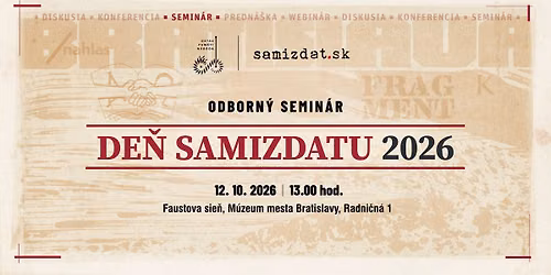 De\u0148 samizdatu 2026 | Semin\u00e1r