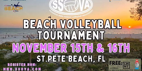 SSOVA's St.Pete Beach, Beach Volleyball Tournament