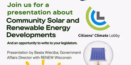 Community Solar and Renewable Energy Developments