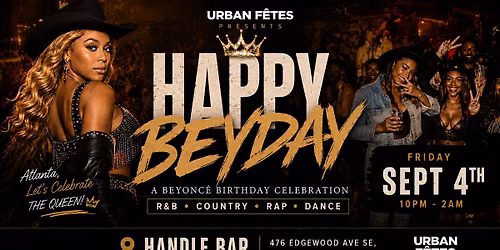 HAPPY BEYDAY "A Beyonc\u00e9 Birthday Celebration" (R&B \u2022 Country \u2022 Rap \u2022 Dance)
