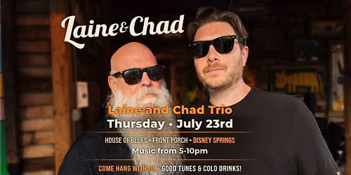 Laine & Chad at House of Blues Front Porch \u2013 Disney Springs