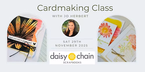 Cardmaking Class at Daisy Chain Scrapbooks