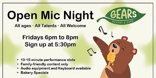 Open Mic Night!