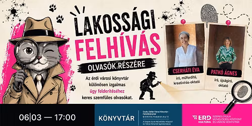 Krimi\u00f3ra a Feln\u0151ttk\u00f6nyvt\u00e1rban