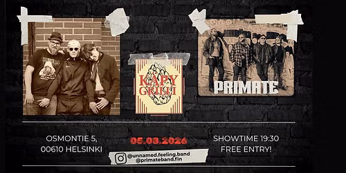 Primate - Unnamed Feeling \/\/ K\u00e4pygrilli HKI 05.08.26