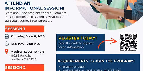 Info Session: Construction Craft Laborer Pre-Apprenticeship Training